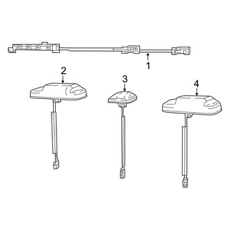 Jeep OE - Electrical - Antenna (With Satellite Radio)