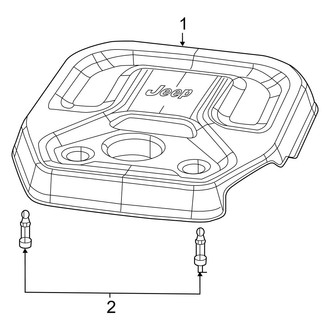 Jeep OE - Engine Appearance Cover (2.0L)