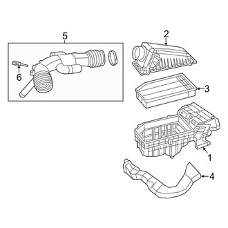 Jeep OE - Engine - Air Intake (3.6L)