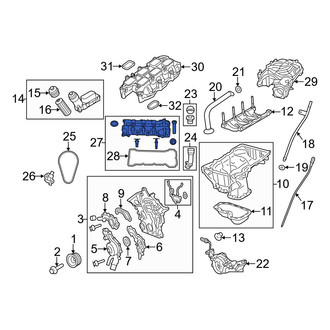 Jeep OE - Right Engine Valve Cover