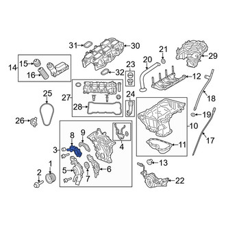 Jeep OE - Engine Coolant Crossover Pipe