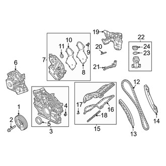 Jeep OE - Engine - Valve & Timing Covers (3.0L)