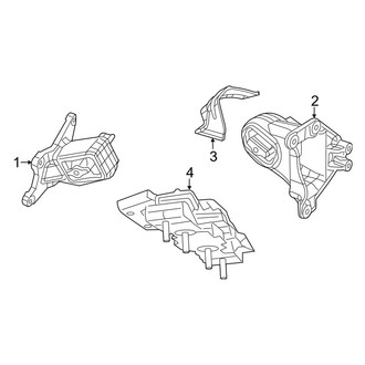 Jeep OE - Engine & Transmission Mounting (3.6L)