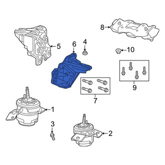 Jeep OE - Left Engine Mount Bracket