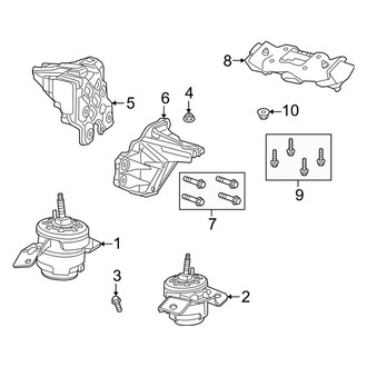 Jeep OE - Engine & Transmission Mounting (3.6L)
