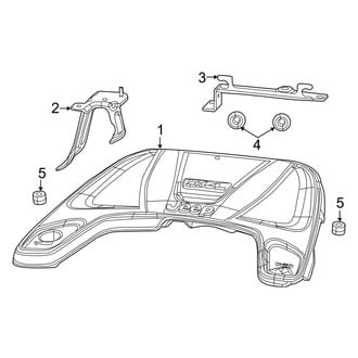 Jeep OE - Engine Appearance Cover (3.6L)