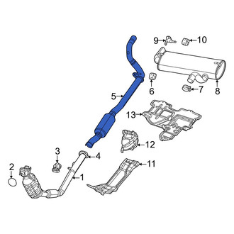 Jeep OE - Exhaust Intermediate Pipe