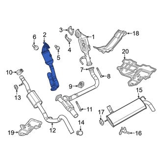Jeep OE - Left Catalytic Converter