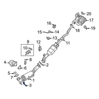 Jeep OE - Catalytic Converter Brace