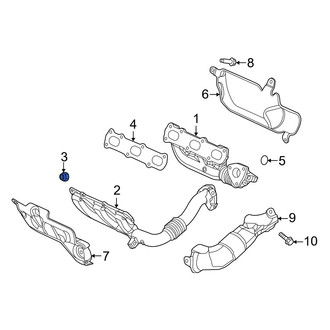 Jeep OE - Exhaust Manifold Nut