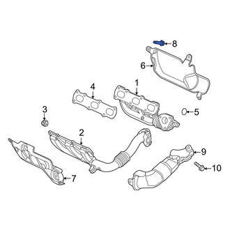 Jeep OE - Exhaust Manifold Heat Shield Bolt