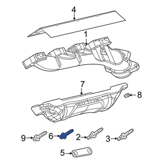 Jeep OE - Exhaust Manifold Bolt