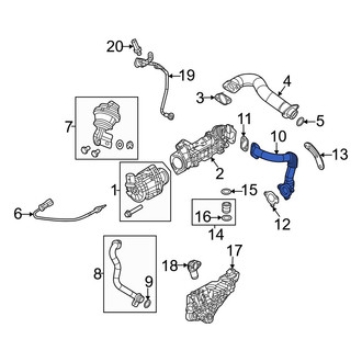 Jeep OE - Exhaust Gas Recirculation (EGR) Tube