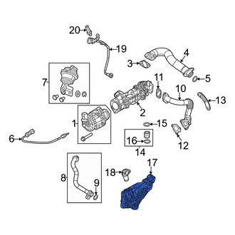 Jeep OE - Exhaust Gas Recirculation (EGR) Tube Bracket