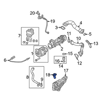 Jeep OE - Exhaust Gas Recirculation (EGR) Tube