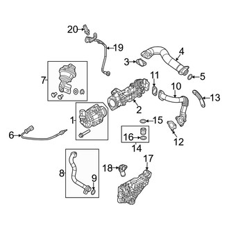Jeep OE - Emission System - Emission Components (High Pressure EGR), (3.0L)