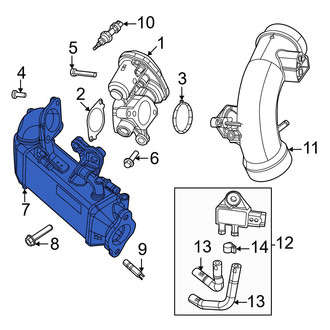 Jeep OE - Exhaust Gas Recirculation (EGR) Cooler