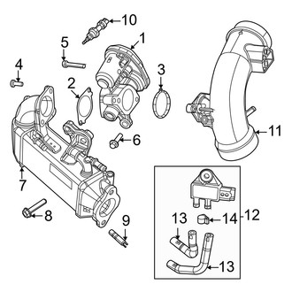 Jeep OE - Emission System - Emission Components (Low Pressure EGR), (3.0L)