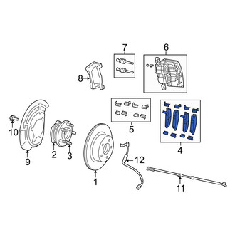 Jeep OE - Front Disc Brake Pad Set