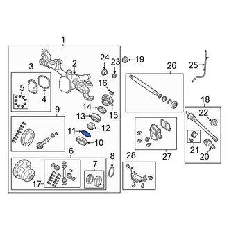 Jeep OE - Front Inner Differential Pinion Shim