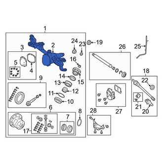 Jeep OE - Front Differential Housing