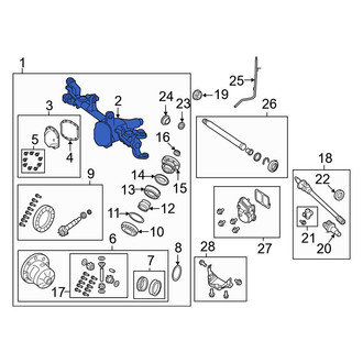 Jeep OE - Front Differential Housing