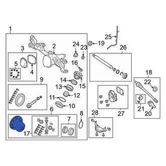 Jeep OE - Front Differential Carrier Assembly