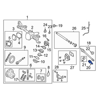 Jeep OE - Front Left Drive Axle Shaft