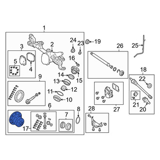 Jeep OE - Front Differential Carrier Assembly