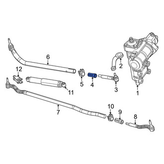 Jeep OE - Steering Tie Rod End Adjusting Sleeve