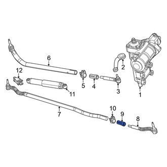 Jeep OE - Steering Tie Rod End Adjusting Sleeve