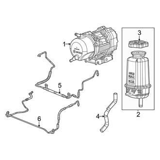 Jeep OE - Steering Gear & Linkage - Pump & Hoses (Rubicon / Sport / Sport S / Unlimited Moab / Unlimited Rubicon / Unlimited Sahara / Unlimited Sport / Unlimited Sport S)