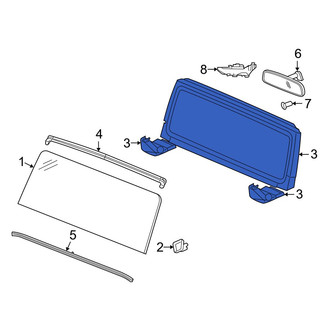 Jeep OE - Front Windshield Frame