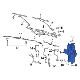 Jeep OE - Washer Fluid Reservoir