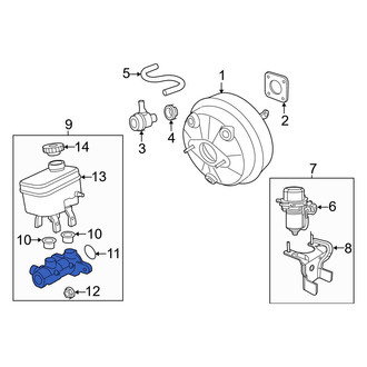 Jeep OE - Brake Master Cylinder