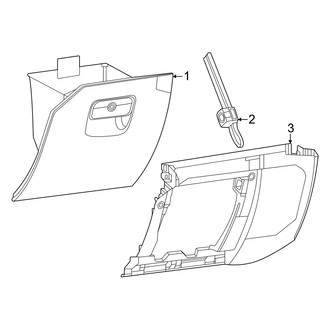 Jeep OE - Instrument Panel - Glove Box