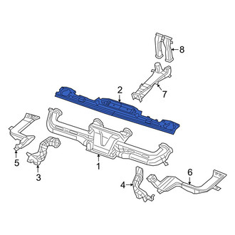 Jeep OE - Rear Left Instrument Panel Air Duct