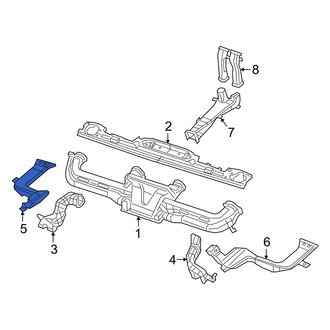 Jeep OE - Rear Right Instrument Panel Air Duct