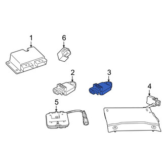 Jeep OE - Rear Air Bag Impact Sensor