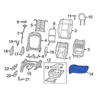 Jeep OE - Front Right Seat Cover