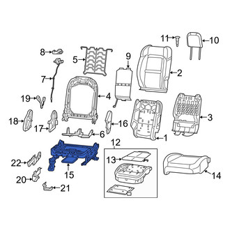 Jeep OE - Front Left Seat Track
