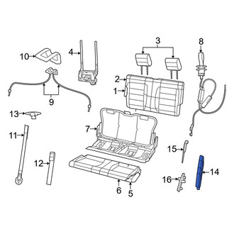 Jeep OE - Rear Left Seat Trim Panel