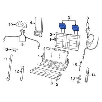 Jeep OE - Rear Headrest