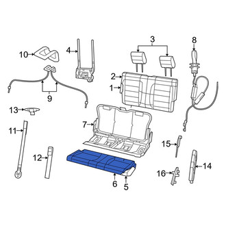 Jeep OE - Rear Seat Cover