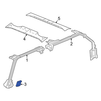 Jeep OE - Right Roll Bar Insulator
