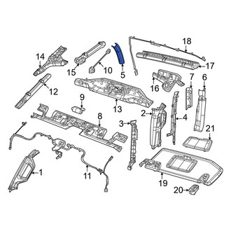 Jeep OE - Rear Left Lower Roll Bar Trim Panel