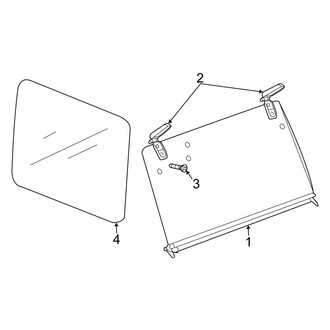 Jeep OE - Removable Top - Glass (Hardtop)
