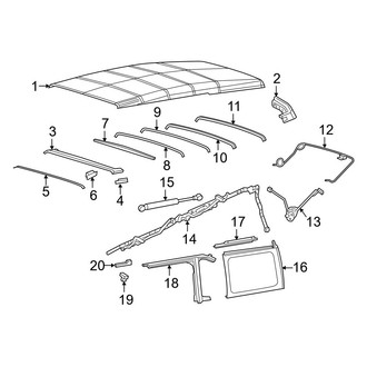 Jeep OE - Convertible/Soft Top - Cover & Components