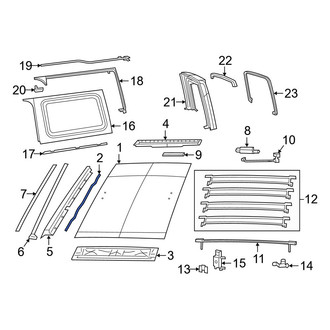 Jeep OE - Convertible Top Cable