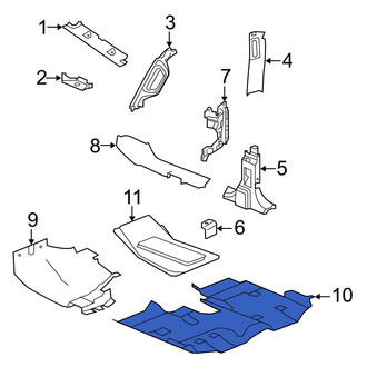 Jeep OE - Rear Floor Carpet